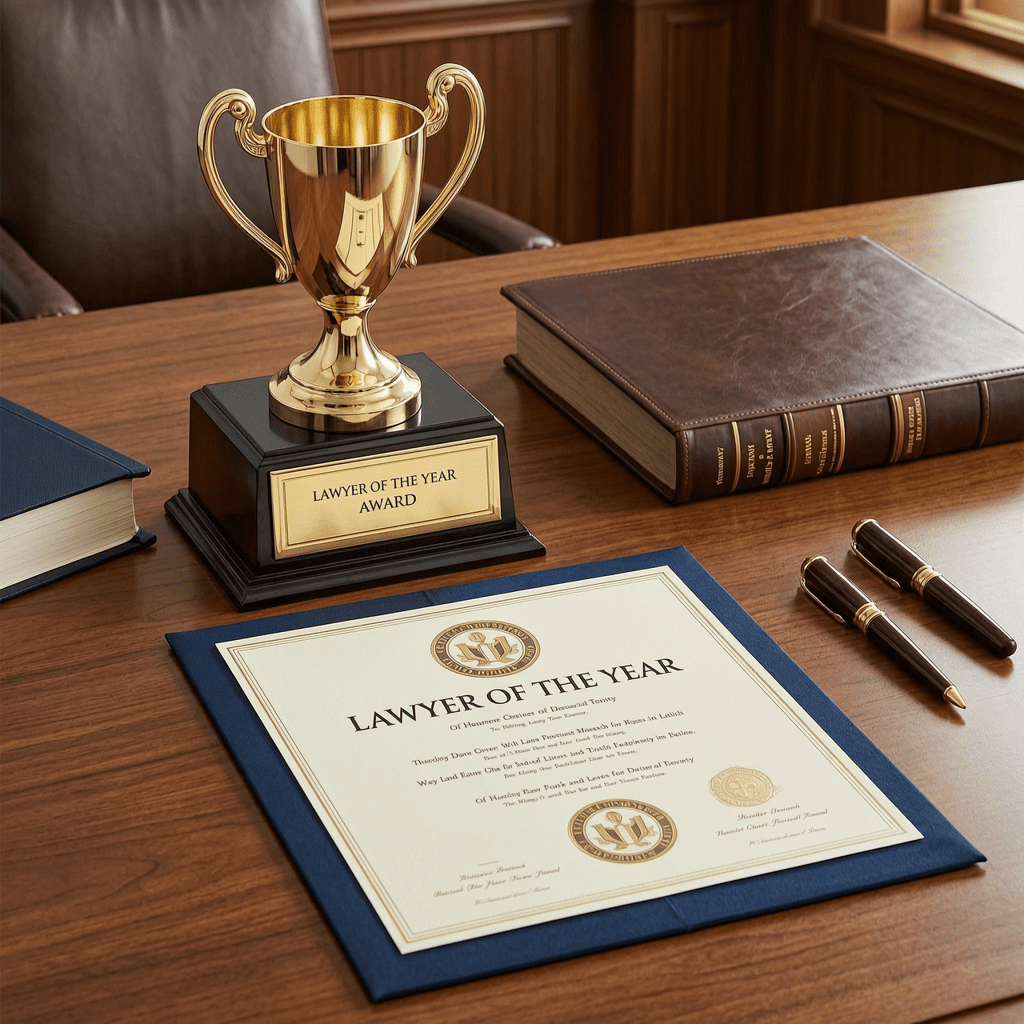 年度优秀律师荣誉